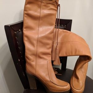 Yves St Laurent Boots (Tan) Sz 40